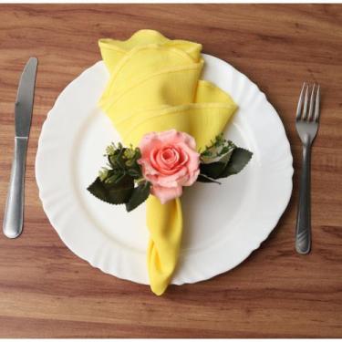 Imagem de Kit 50 Guardanapo De Tecido 35x35 Para Mesa Posta Casamento Buffet Eve