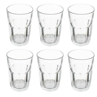 Imagem de Jogo de Copo de Vidro Isis Transparente 360ml 6 Peças - Vista Home