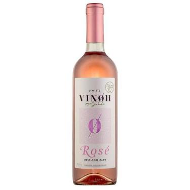 Imagem de Vinho Sem Álcool Vinoh Rosé Merlot e Moscato 750mL Nacional