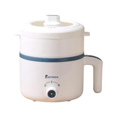 Imagem de Bothyi Panela elétrica portátil para arroz, panela pequena para uso doméstico, multifuncional para macarrão, panelas para macarrão, bife para macarrão, com Vaporizador