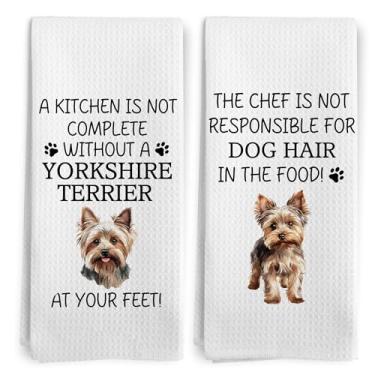 Imagem de BitKAM 377-YY-MJ02-yorkshire Terrier jantar e entretenimento, acessórios de mesa, roupa de cama, panos de prato e panos de prato