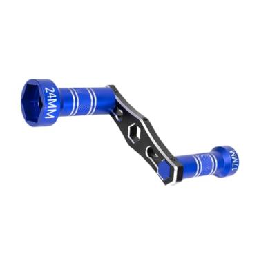 Imagem de YIJU Chave de roda RC 17 mm 24 mm ferramenta de reparo sobressalente para carro de hobby RC escala 1:8 1:10, Azul