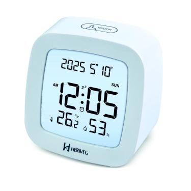Imagem de Despertador Digital Branco Herweg 2996 único