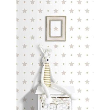 Imagem de Papel Parede Treboli Estrelas Cinzas 5843 Rolo: 10M X 0,53M