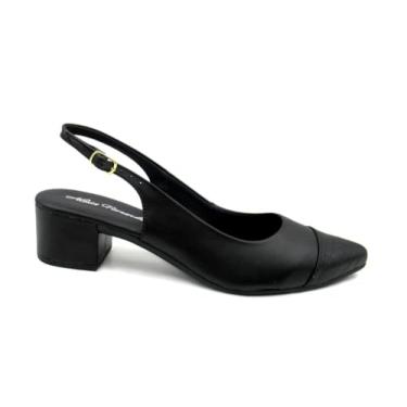 Imagem de Scarpin Feminino Salto Bloco Alexia Fernanda CL03 Preto
