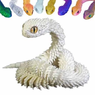 Imagem de Resina de articulação flexível articulada de cobra impressa em 3D de b