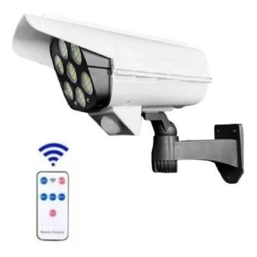 Imagem de Câmera Falsa Refletor Solar Sensor Presença Segurança Ladrão - New, Re