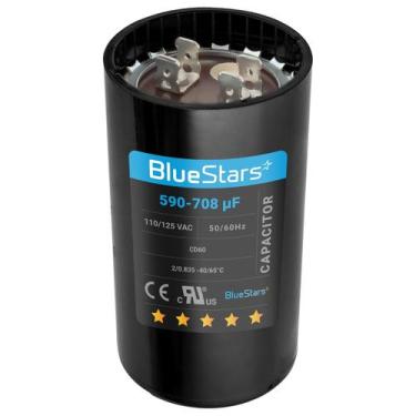 Imagem de Capacitor de partida do motor BlueStars 590-708uF 110-125VAC  20%