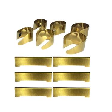 Imagem de Kit Mesa Posta Descanso De Talheres E Porta Guardanapos