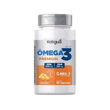 Imagem de Katiguá, Ômega 3, MEG-3, 540 EPA, 360 DHA, 1000MG, Fish Oil, 60 Cápsulas Soft Gel • 20 doses,