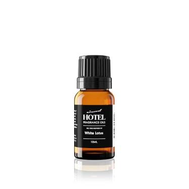Imagem de Óleo difusor de hotel nº 1042 inspirado no perfume de hotel de lótus branco - mistura de óleos essenciais AirScent para difusores e umidificadores de aromaterapia - Frasco de vidro de 10 ml com tampa
