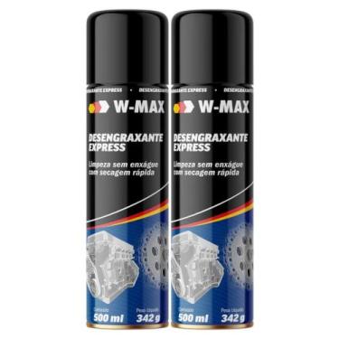 Imagem de Kit 2 Desengraxante Express W-Max 500ml Secagem Rápida - WURTH