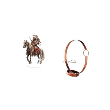 Imagem de Vaveren Coleção de Enfeites de Centro de Mesa de Acrílico Knight, Decoração à Prova D'água para Mesa com Base para Casa E Suporte de Metal para Garrafas D