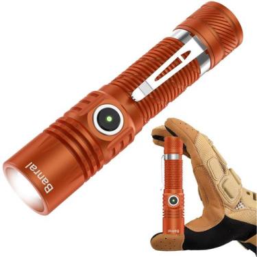 Imagem de Lanterna tática Banral K518 Recarregável High Lumens Laranja