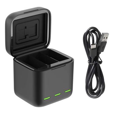 Imagem de Carregador Triplo para GoPro Hero 13 Black - Telesin