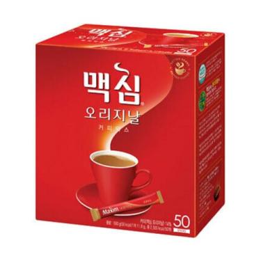 Imagem de Café Pronto Solúvel Coffee Maxim Coreano Tradicional - 50 Sachês