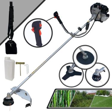 Imagem de Roçadeira Toyama Tbc43h 2t 43cc + Carretel + Facas 3p + 80d