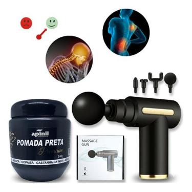 Imagem de Massageador Portatil E Pote Apinil Ombro Costas Alivio 100% - Bio Inst