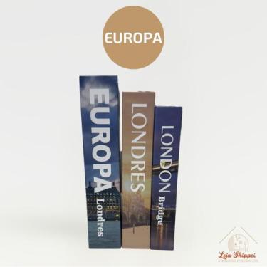 Imagem de Conjunto de livros decorativos caixa decorativa - DCARTE, EUROPA
