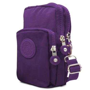 Imagem de Bolsa Transversal Impermeável Casual Shoulder Bag De Mão Para Passeio Viagem