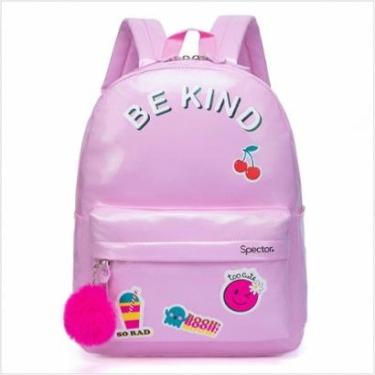 Imagem de Mochila Escolar Feminina Resistente Espaçosa Juvenil-Feminino