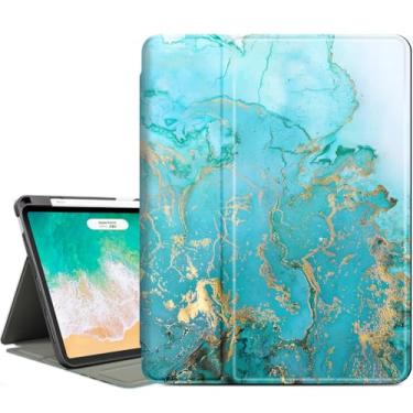 Imagem de Vimorco Capa para iPad Air M3/M2 11 polegadas 2025/2024, para iPad Air 5ª/4ª geração 10,9 polegadas, para iPad Pro 11 polegadas 4ª/3ª/2ª/1ª geração, capa de 4 ângulos de visão, suporte para lápis