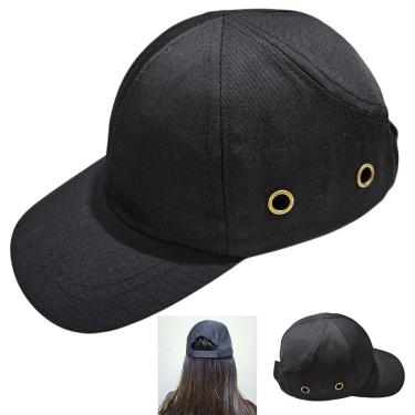 Imagem de Bone com Capacete EPI Obra Segurança do Trabalho Casquete Reparo Construçao Oficina Proteçao Resistente