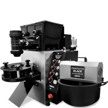 Imagem de Kit Máquina de Fazer Salgados Modeladora Black Mix Masseira Black Inox