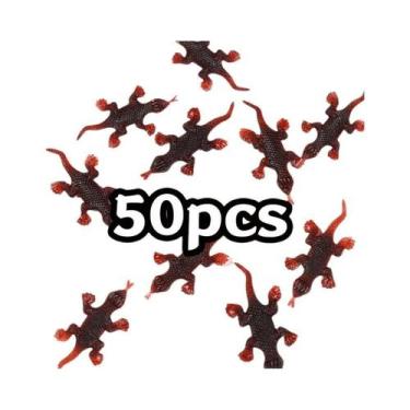 Imagem de Insetos de Brincadeira de Halloween - 50 Peças de Baratas Falsas Reali