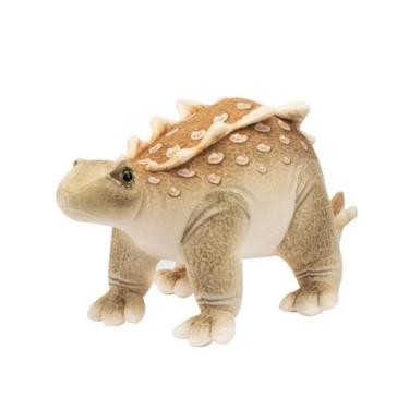 Imagem de Pelúcia Dinossauro Marrom Estegossauro Fofo 45Cm - Foffy