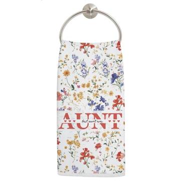 Imagem de LADOCK Toalhas de cozinha florais rústicas para tia, presentes de sobrinha e sobrinho, toalhas de mão para decoração de banheiro, presentes de tia, toalha de chá para decoração de cozinha, 40 x 61 cm