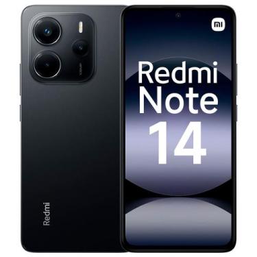 Imagem de Note 14 6GB + 128GB Versão Global Cor Midnight Black - Xiaomi