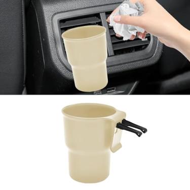 Imagem de HQRNYP Gancho de suporte de copo de carro, expansor de copo de carro, recipiente de garrafa de bebida de veículo com clipes de ventilação de ar, organizador multifuncional acessórios automotivos