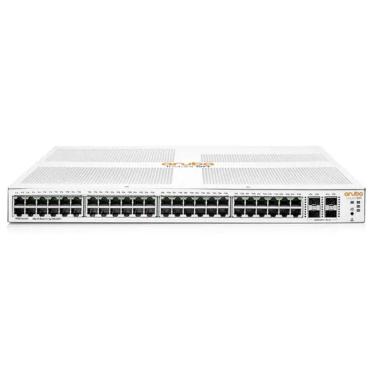 Imagem de Switch HPE Aruba 1930 48G POE 4x SFP 1/10Gbe RJ45 10/100/1000Mbp, Gerenciável 370W - JL686B