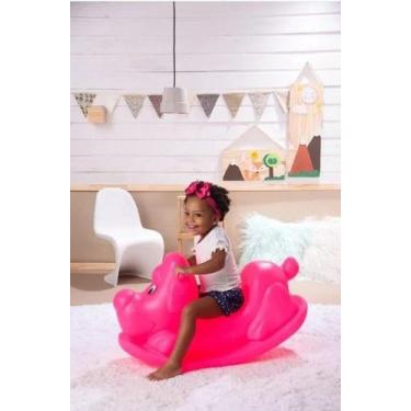 Imagem de Balanço Gangorra DOG Feliz Rosa - Diversão Kids