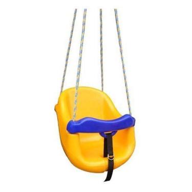 Imagem de Balanço Baby Infantil Amarelo com Azul - Diversão Kids 