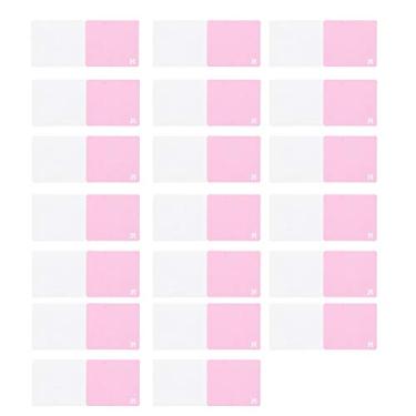 Imagem de Cartão de felicitações interior em branco de cor única conjunto de 20 unidades para enviar bênçãos incentivo amizade cartões inspiradores 20 x 8,5 cm papelão (gravata borboleta rosa)