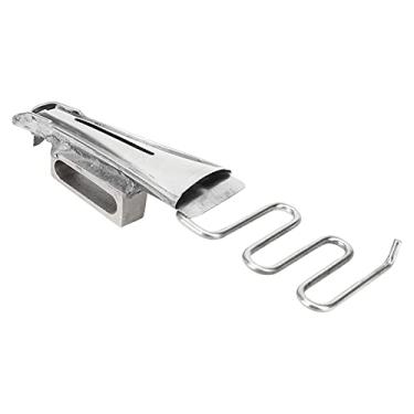 Imagem de Curva borda pasta hemmer calcador pé acessórios de máquina de costura de metal de alta qualidade para entrada cilíndrica de máquina de cabeça alta de agulha única 18mm a 40mm (Entrada 18MM)