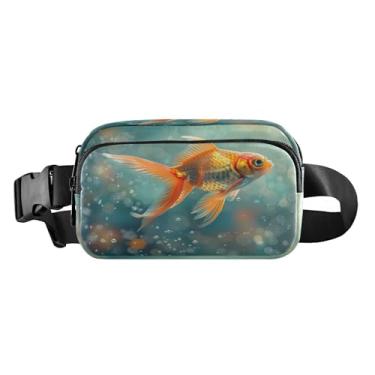 Imagem de CEBUGI Mini pochetes de caminhada para homens e mulheres, lindas pochetes resistentes à água com cinto ajustável para treino, viagem, corrida