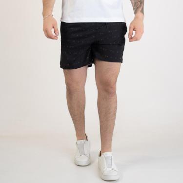 Imagem de Shorts Beach Acostamento Preto Lattering-Masculino