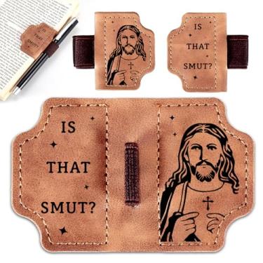 Imagem de Marcador de livro de couro para mulheres e homens presentes engraçados para colegas de trabalho amantes de livros, melhor amigo, irmã, leitora, presente de aniversário para adultos, adolescentes