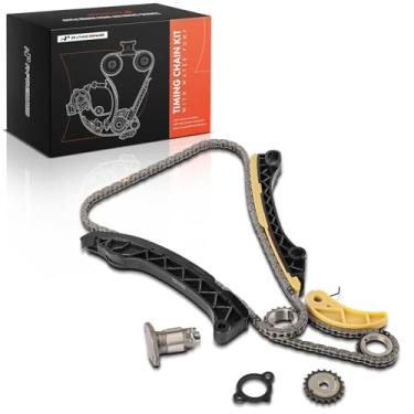 Imagem de A-Premium Kit de corrente de sincronização do motor 9 peças com roda dentada, tensor e guia compatível com Toyota - Corolla 2014-2018, Corolla iM 2017-2018 L4 1.8L