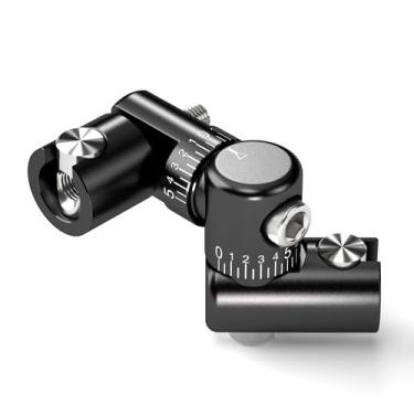 Imagem de Kit estabilizador de proa, estabilizador de haste de arco ajustável para arcos compostos, montagem de barra em V de desconexão rápida de um lado, montagem em barra lateral de liga de alumínio