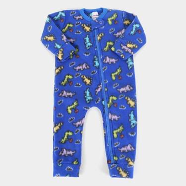 Imagem de Macacão Pijama Bebê Candy Kids Soft Fleece Masculino-Masculino