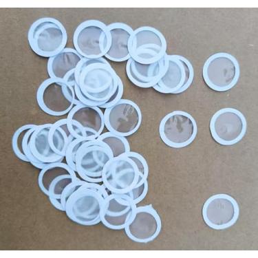 Imagem de Diafragmas de flauta Kazoo, 30 peças de membranas de substituição para Kazoos de metal e plástico