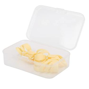 Imagem de LiebeWH Palheta de Dedo, Kit de Palheta de Dedo de Guitarra de Material ABS para Instrumentos de Cordas, 8 Peças, Ajuste Confortável para Jogadores (6L+2M)