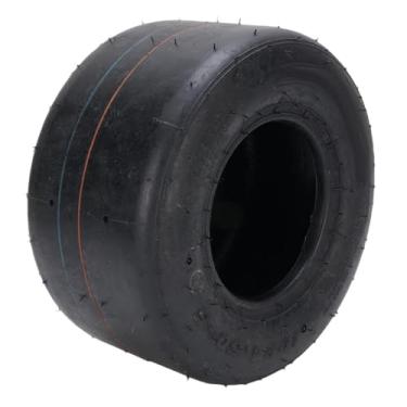 Imagem de Keenso Pneu a Vácuo, Pneu Liso de de Cor de Borracha de 4 Punção Anti-deslizamento para o Triciciche e vá Kart 10x4.50-5