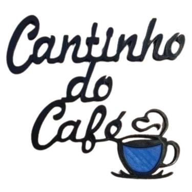 Imagem de Decoração Placa Cantinho Do Café Parede Decorativo Aplique