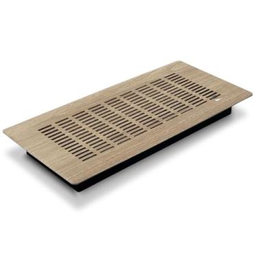 Imagem de IQCGZ Registro de piso 10 cm x 25 cm (tamanho da abertura do duto) tampa de ventilação de ar de fácil ajuste, capas de ventilação de piso grade de registro, capa de ventilação resistente para piso