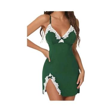 Imagem de Pijamas De Seda Satin Com Decote Em V Sem Mangas Para Mulheres, Linger